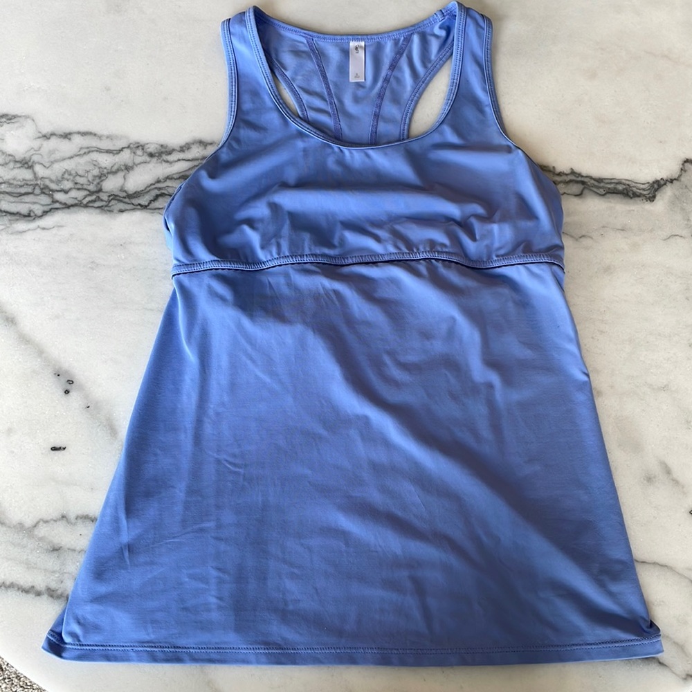 GapFit Cornflower Blue Razorback Workout Tank